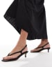 Vero Moda large scale floral sleeveless maxi dress in black