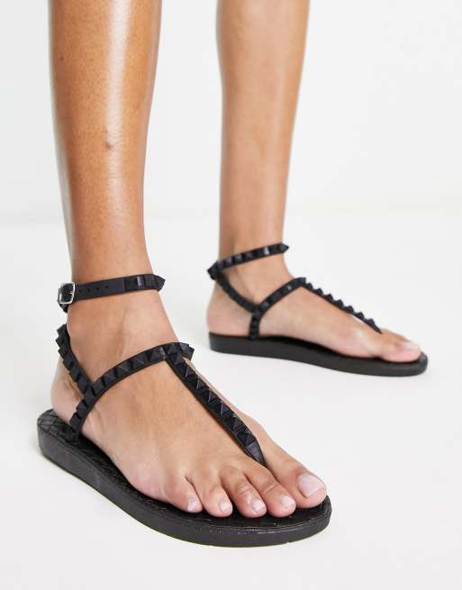 Lace up cheap jelly sandals