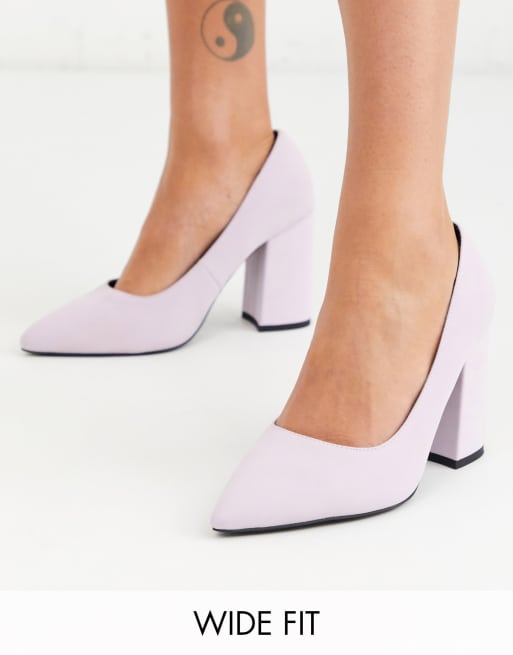 pointed heels wide fit