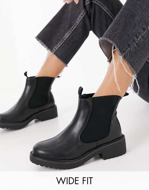 cheap wide fit ankle boots