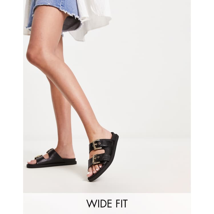 Chunky best sale buckle sliders