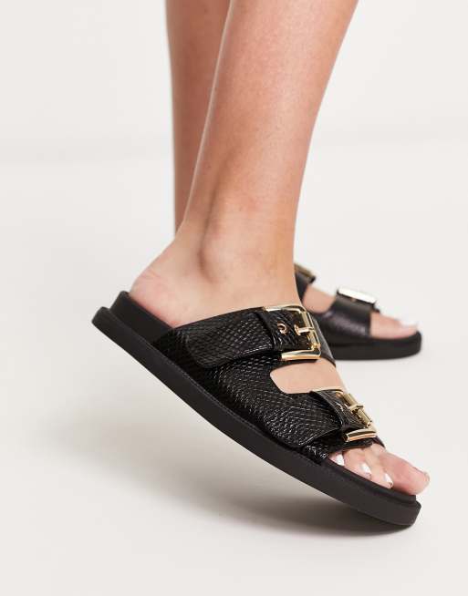 Footbed sliders hot sale