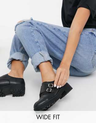 wide fit monk shoes