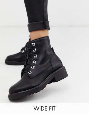 london rebel clean hiker boots