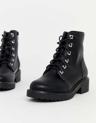 london rebel clean hiker boots