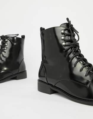 london rebel clean hiker boots