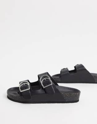 wide fit footbed sandals