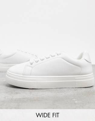 wide fit flatform trainers