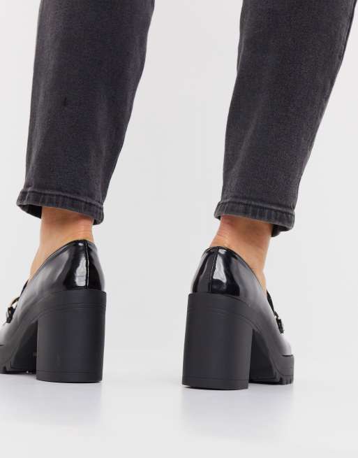 Lexden block heel sales loafer