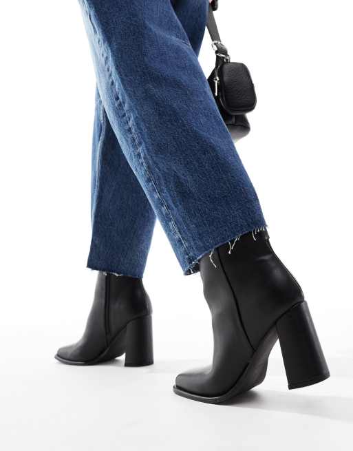 Ankle Boots High Heel Mit Blockabsatz Vivance Chelseaboots, Mit