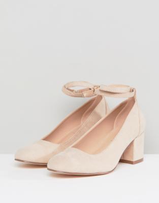 london rebel mid block heeled shoes