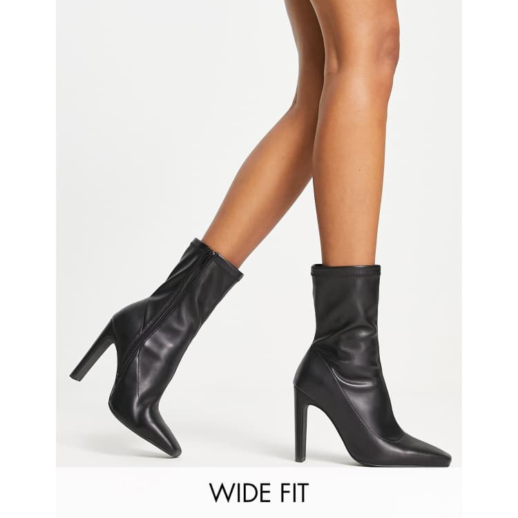 Square toe boots on sale heels