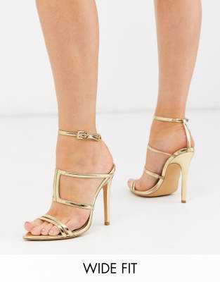 gold heels
