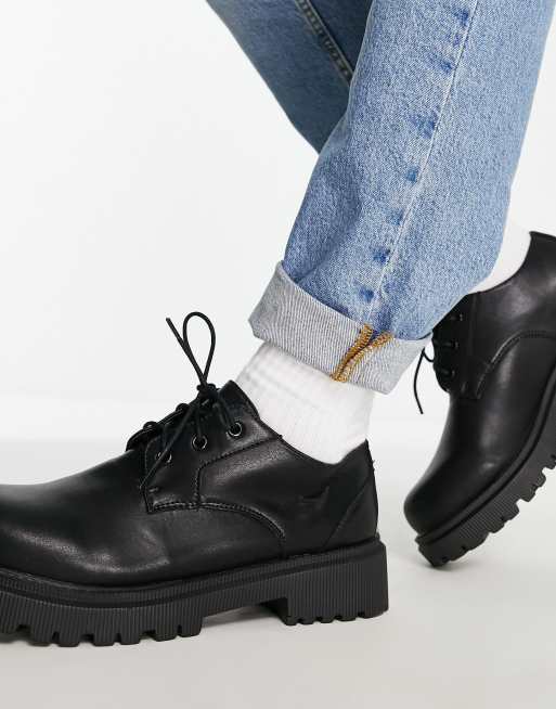 London Rebel X - Chaussures à semelle crantée chunky - Noir, 3 de 4