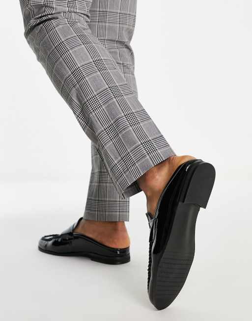 Patent Leather Black Backless Mules Black Backless Mules Shop