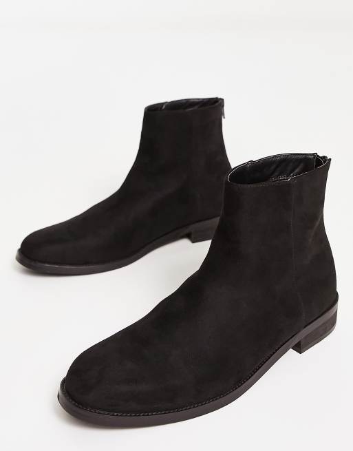 Black evening hot sale ankle boots