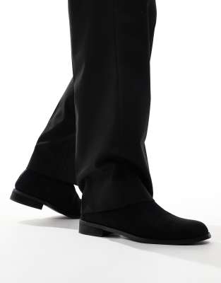  wide fit wide fit smart formal ankle boots  faux suede