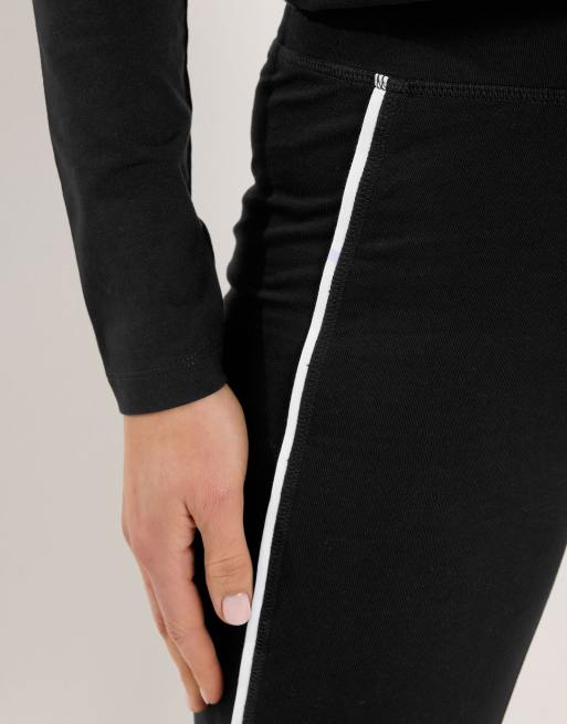 Long Tall Sally Active piped leggings in black, 4 of 4
