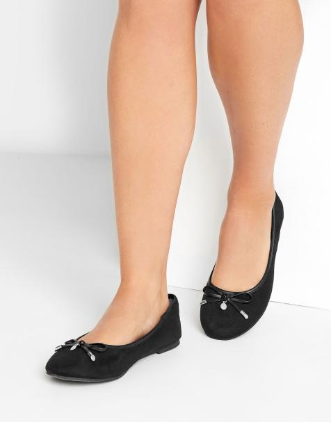 Long Tall Sally Ballerina pumps in black - view 1