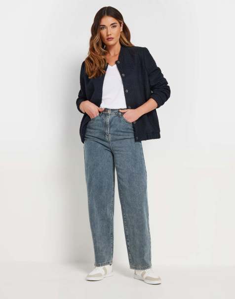 Long Tall Sally Barrel leg jeans in blue - view 1