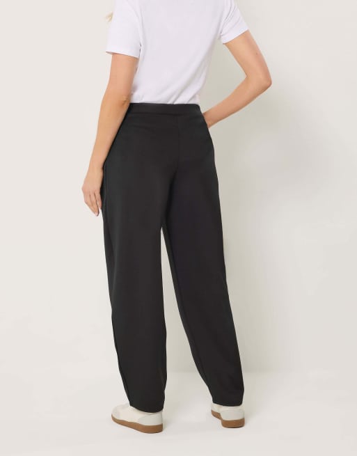 Long Tall Sally Barrel leg trousers in black, 3 of 4
