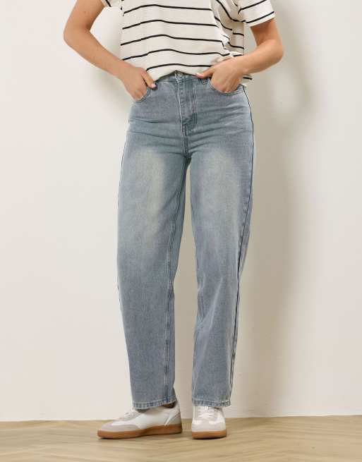 Long Tall Sally Carrot leg jeans in blue, 2 of 4