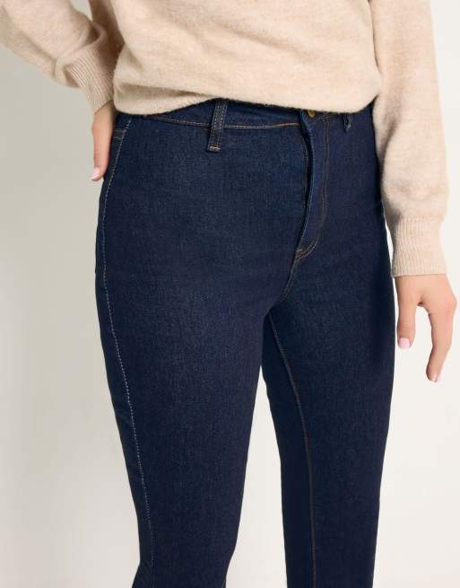 Long Tall Sally Denim flare jeans in blue, 3 of 4