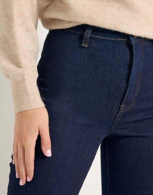 Long Tall Sally Denim flare jeans in blue, 4 of 4