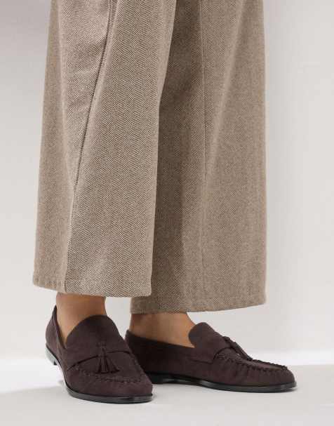 Long Tall Sally Flat loafers in brown - view 1