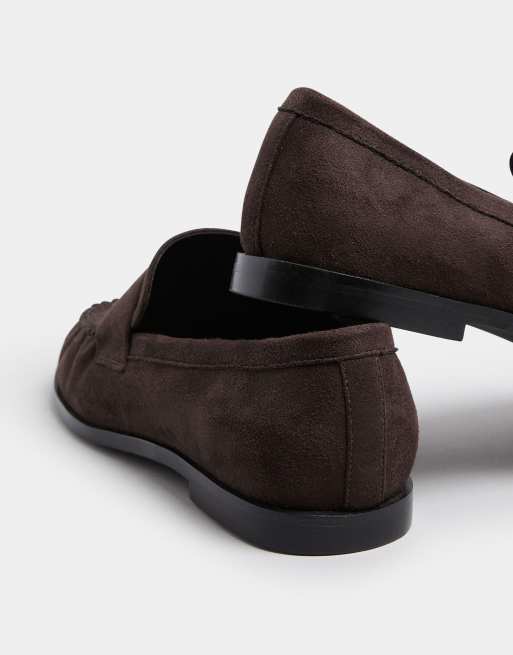 Long Tall Sally Flat loafers in brown, 3 of 4