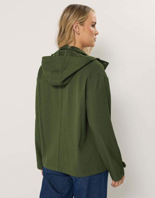 Long Tall Sally Hooded jacket in green, 2 of 4