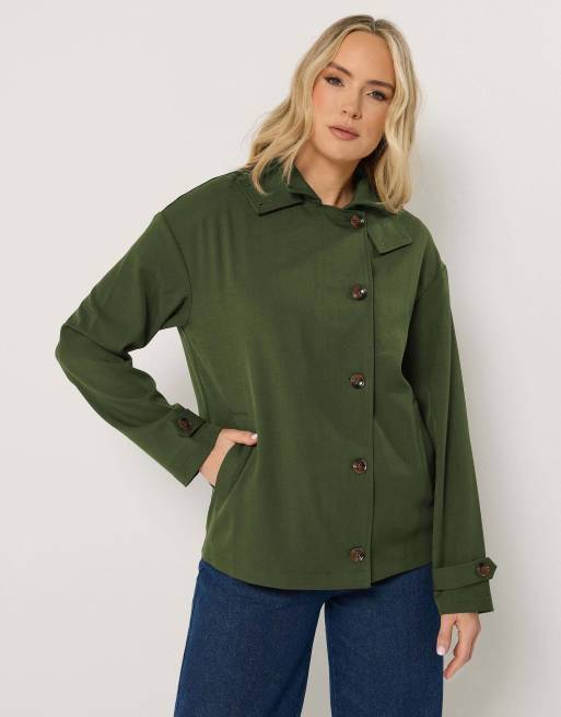 Long Tall Sally Hooded jacket in green, 4 of 4
