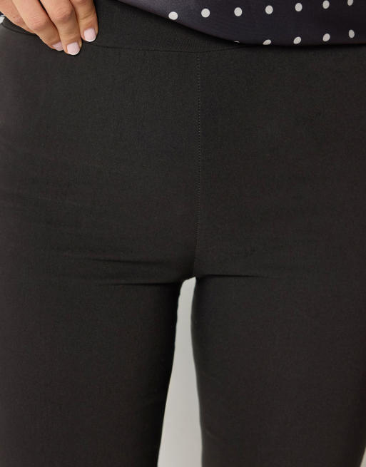 Long Tall Sally Skinny fit cropped trousers in black, 4 of 4