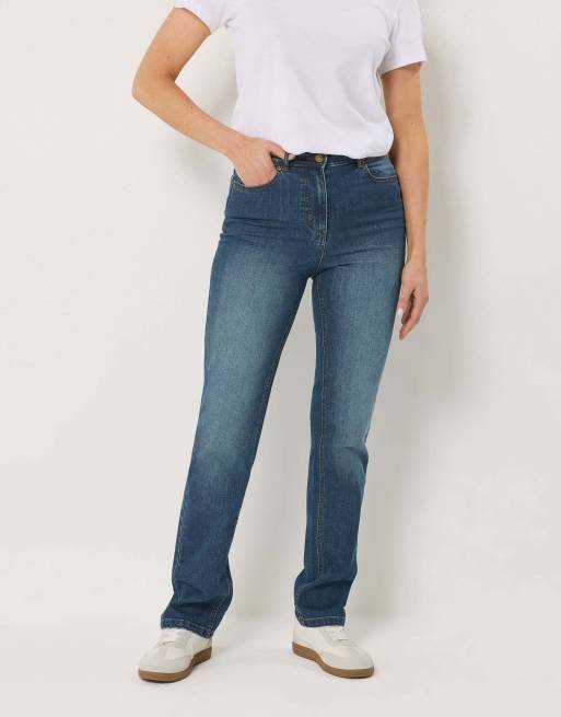 Long Tall Sally Straight leg jeans in blue, 2 of 4