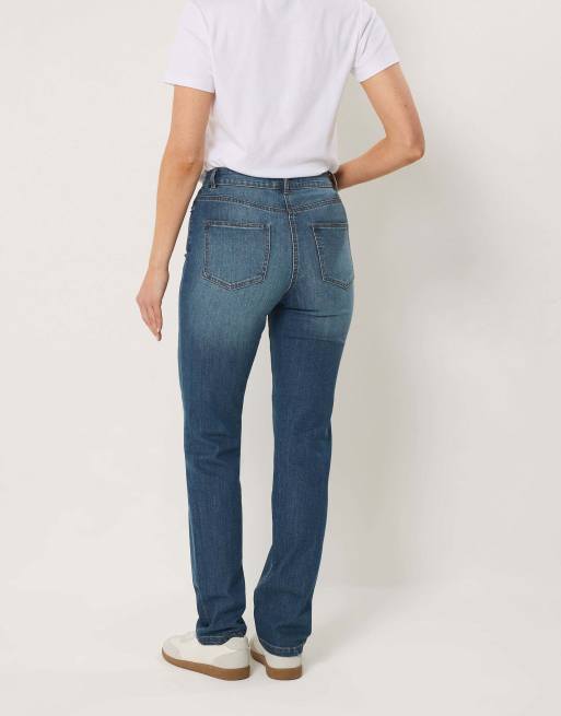 Long Tall Sally Straight leg jeans in blue, 3 of 4