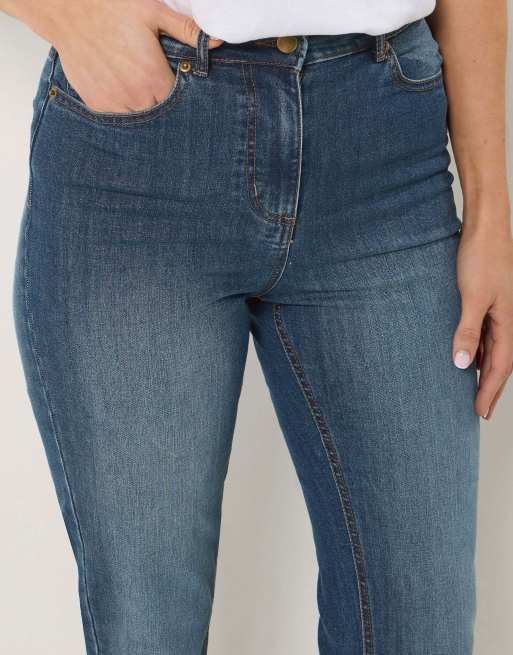 Long Tall Sally Straight leg jeans in blue, 4 of 4