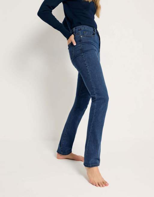 Long Tall Sally Stretch straight leg jeans in blue, 2 of 4
