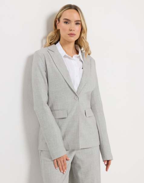 Long Tall Sally Tailored blazer in grey - view 1