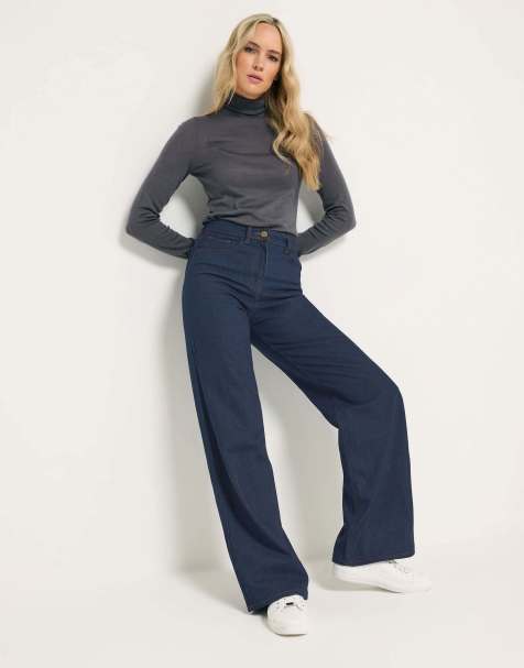 Long Tall Sally Wide leg jeans in blue - view 1