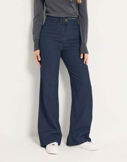 Long Tall Sally Wide leg jeans in blue, 2 of 4