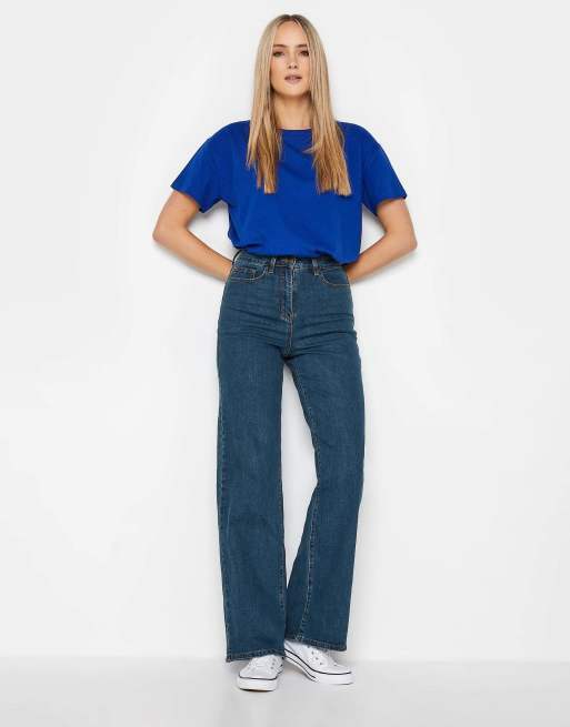 Long Tall Sally Wide leg jeans in blue, 2 of 4