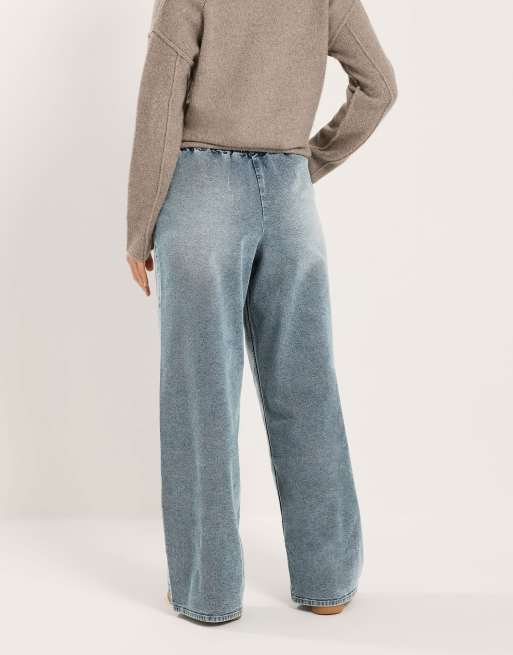 Long Tall Sally Wide leg jeans in blue, 3 of 4