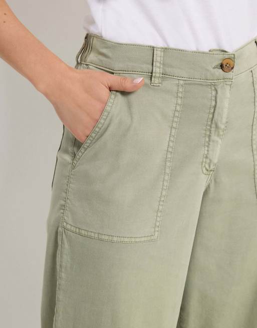 Long Tall Sally Wide leg trousers in green, 4 of 4