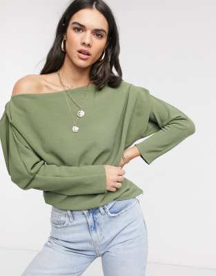 фото Лонгслив asos design-зеленый