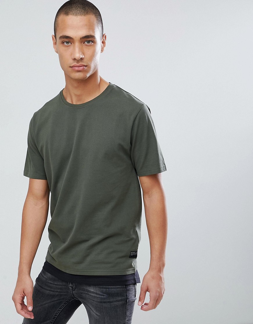 Only & Sons - Longy t-shirt fra only and sons-blå
