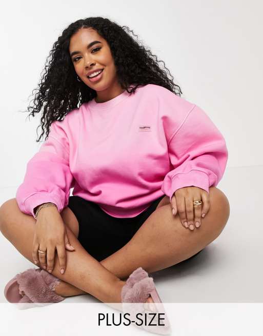 Plus size 2024 slouchy sweatshirt