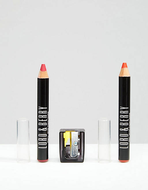Lord & Berry ASOS Exclusive Maxi Matte Lipstick Crayon Duo Set Save 40%