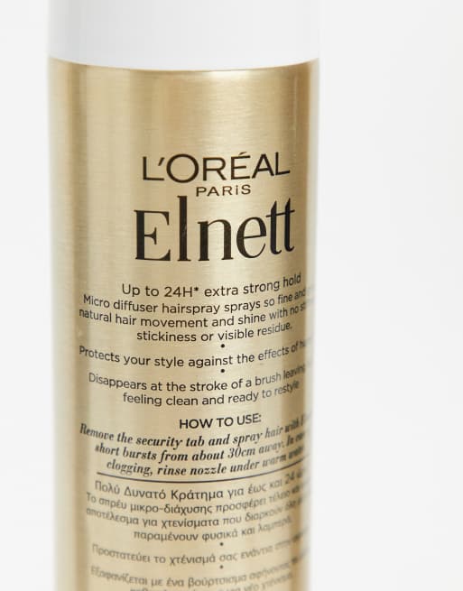 L'Oreal Elnett Extra Strong Hold & Shine Hairspray 400ml, 4 of 4