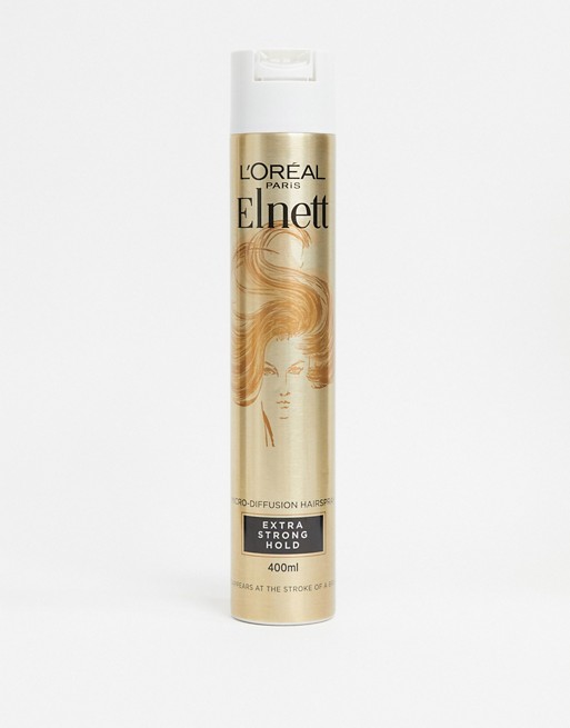 L'Oreal Elnett Extra Strong Hold & Shine Hairspray 400ml