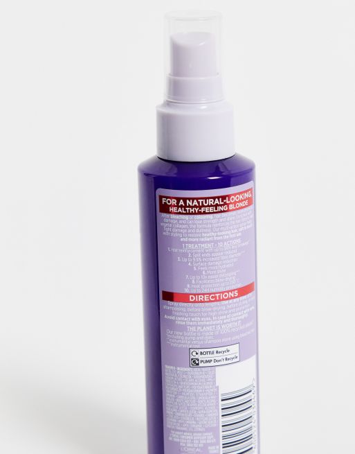 L'Oreal Elvive All for Blonde 10-in-1 Bleach Rescue Leave in Spray, for all types of blonde, 2 of 4